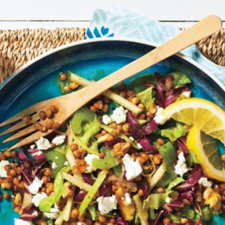 LENTIL-Lentil, Apple and Radicchio Salad
