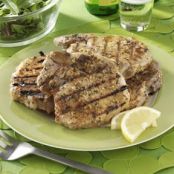 Barbecued Pork Chops with Rosemary Lemon Marinade Recipe