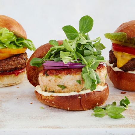 Green Goddess Turkey Burgers