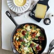 Chorizo and Manchego Tortilla