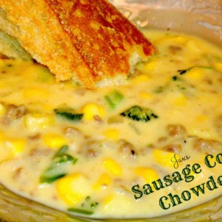 Sausage Corn and Brocoli Chowder
