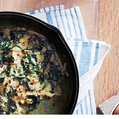 Spinach and Egg with Parmesan