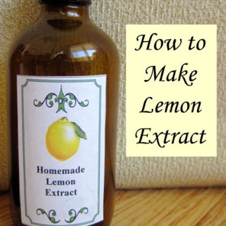 How to Make Homemade Lemon Extract