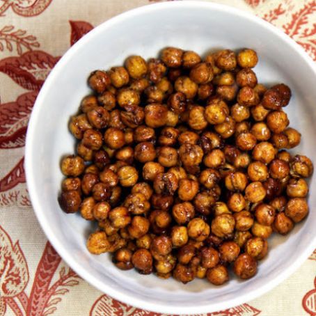 Roasted Honey Cinnamon Chickpeas