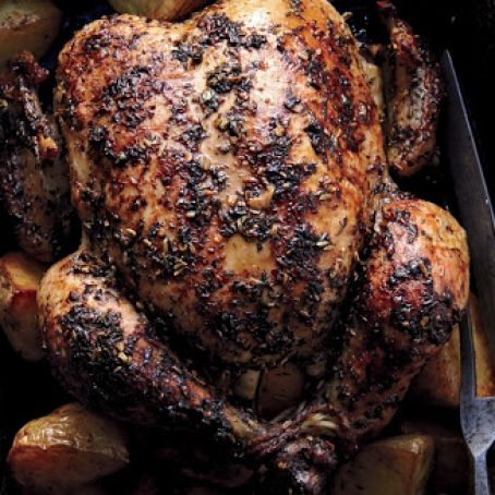 Herbed Faux-tisserie Chicken and Potatoes