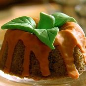 Mini Pumpkin Spice Cakes with Orange Glaze