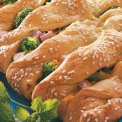 Turkey and Ham Crescent Braid