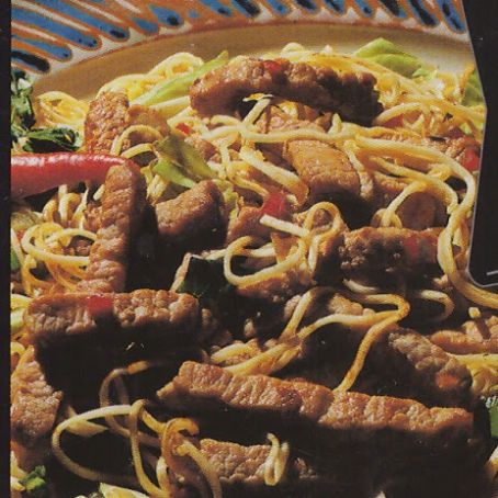 Indonesian Bamie with Pork Loin