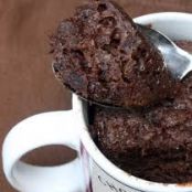 Low Fat, Low Carb, 55-Second Wheat-Free Chocolate Pudding Cake