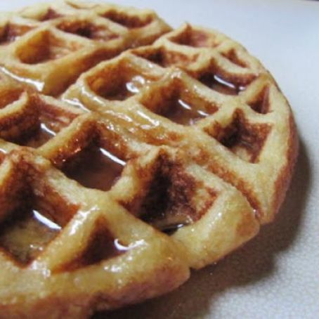 Crispy Cornmeal Waffles