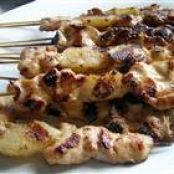 Pineapple Chicken skewers