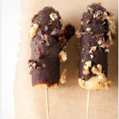Frozen Banana’s with Chocolate Coconut Shell
