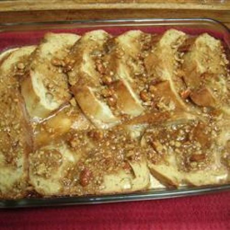 Baked French Toast Casserole with Maple Syrup