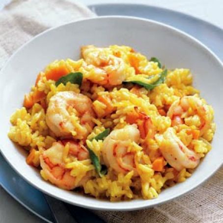 Curried Shrimp with Rice