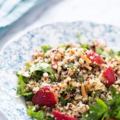 Strawberry Arugula Quinoa Salad