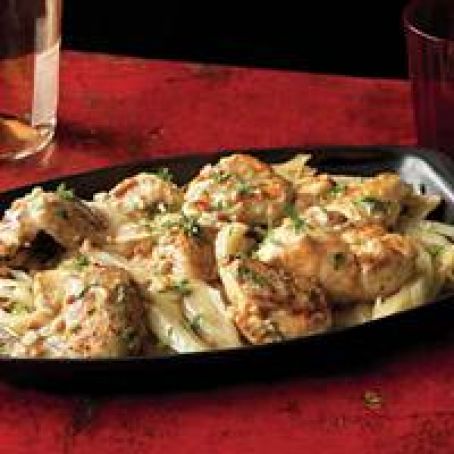 Fennel-and-Onion Chicken
