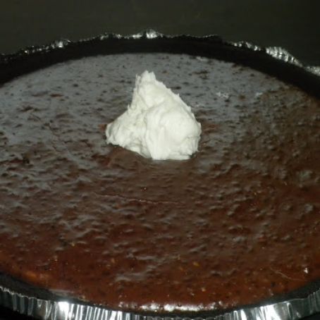 Chocolate tapioca pie