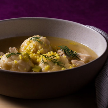 Chicken and Ricotta Dumplings Soup