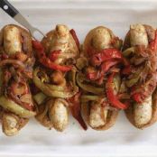 Leaner Sausage and Peppers