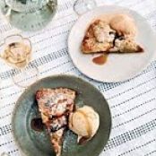 Apple Crostada with Brown Butter Streusel