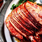 Apple Cider Maple Glazed Ham