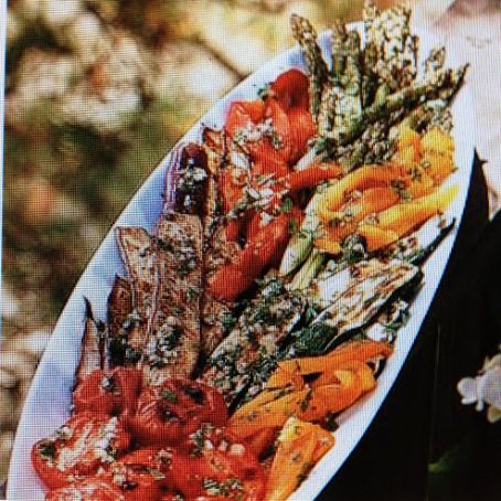 Grilled Vegetable Platter with Picnic Vinaigrette