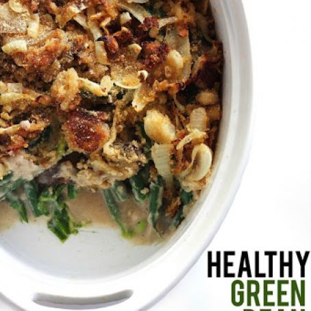 Green Bean Casserole with Cauliflower Cream