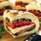 Italian Stuffed Sandwich Wedges