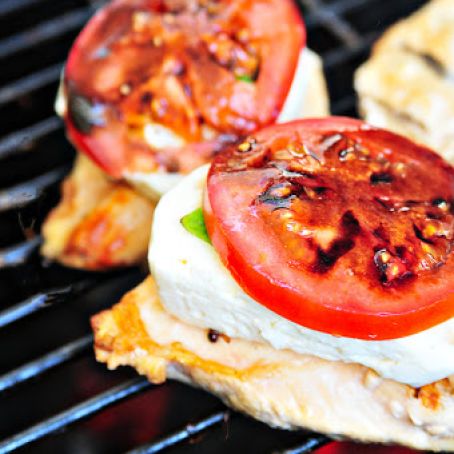 Caprese Grilled Chicken with Balsamic Sauce