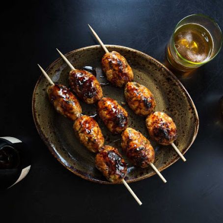 Japanese Grilled Chicken Meatballs (Tsukune) | SAVEUR