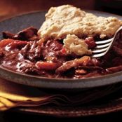 Beef Burgundy Stew with Dumplings
