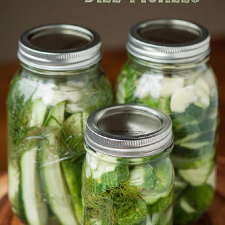 Refrigerator Dill Pickles