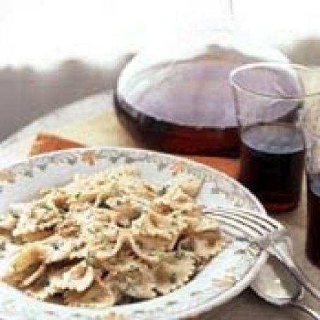 FARFALLE w/SUN DRIED TOM & SCALLION CREAM SAUCE