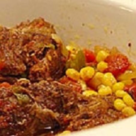 Cajun Pot Roast with Maque Choux