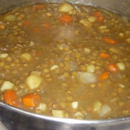 HEARTY LENTIL SOUP  (Dr. OZ)