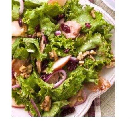 Apple, Chicken and Walnut Salad with Raspberry Vinaigrette