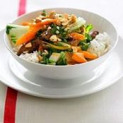 Skirt Steak and Bok Choy Stir-Fry