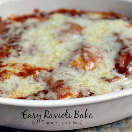 Easy Ravioli Bake