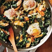 Fingerling Potato-Leek Hash with Swiss Chard and Eggs