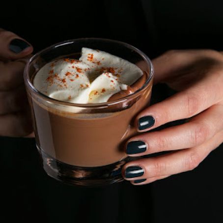 Spiced Grand Marnier Hot Chocolate