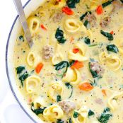 Creamy Tortellini and Sausage Soup
