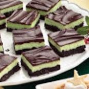 Mint Cheesecake Squares