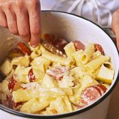 Kielbasa and Apple Pasta Bake