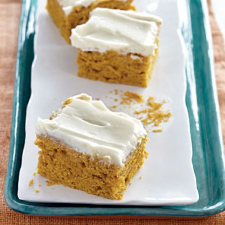 Cream Cheese Frosted Pumpkin Cake