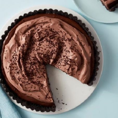 Chocolate Tart with Cocoa Whipped Cream