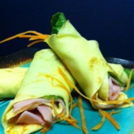 Egg Crepe Rolls