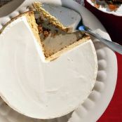 Pumpkin Cheesecake With Gingersnap and Hazelnut Crust
