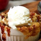 Caramel Apple Dump Cakes