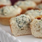 Baked Spinach Dip Mini Bread Bowls