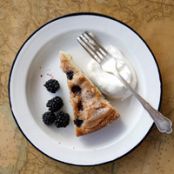 Buttermilk Cake with Blackberries